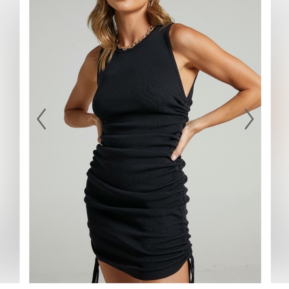 LIONESS Military Minds Ruched Mini Dress